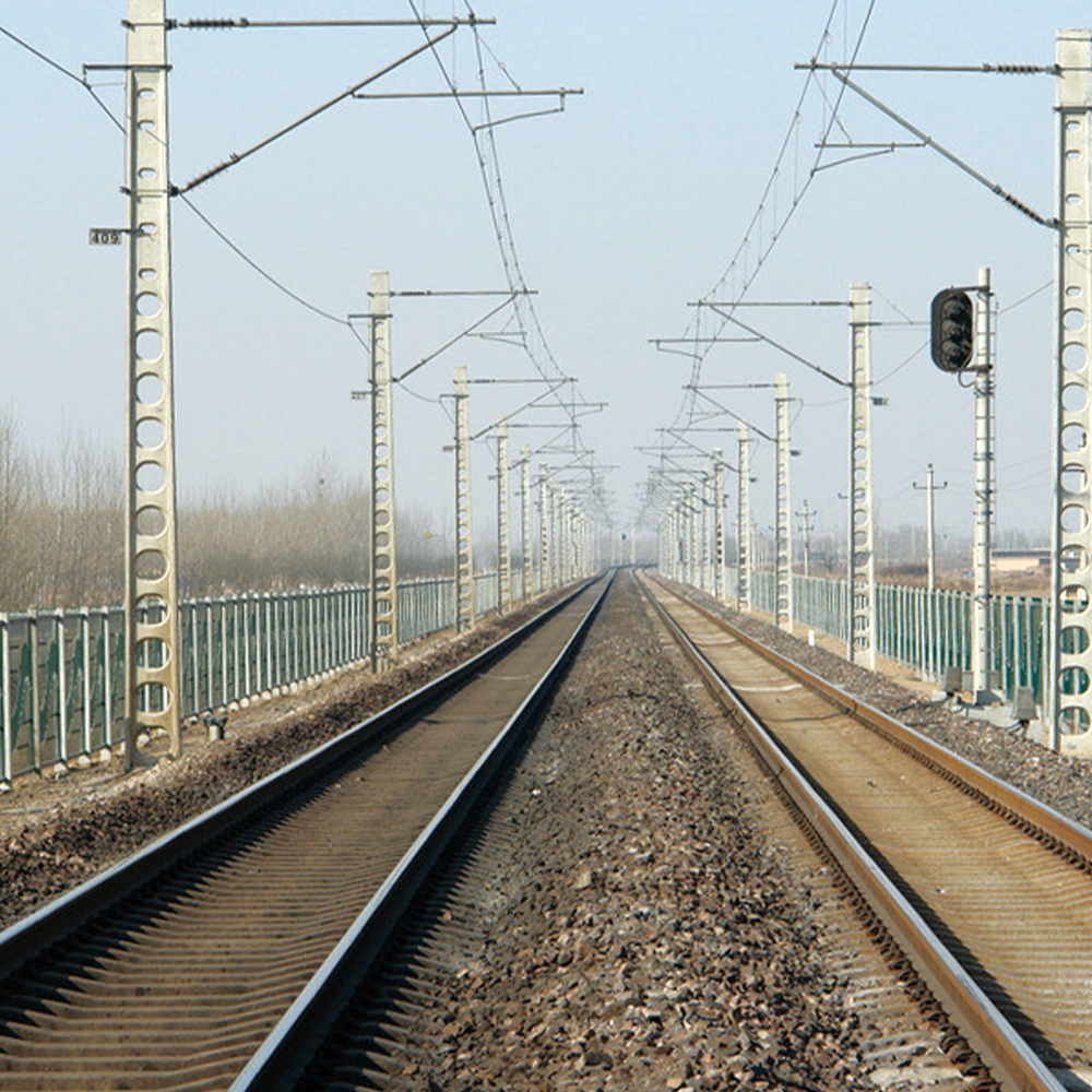 Perfis de trânsito ferroviário de alumínio