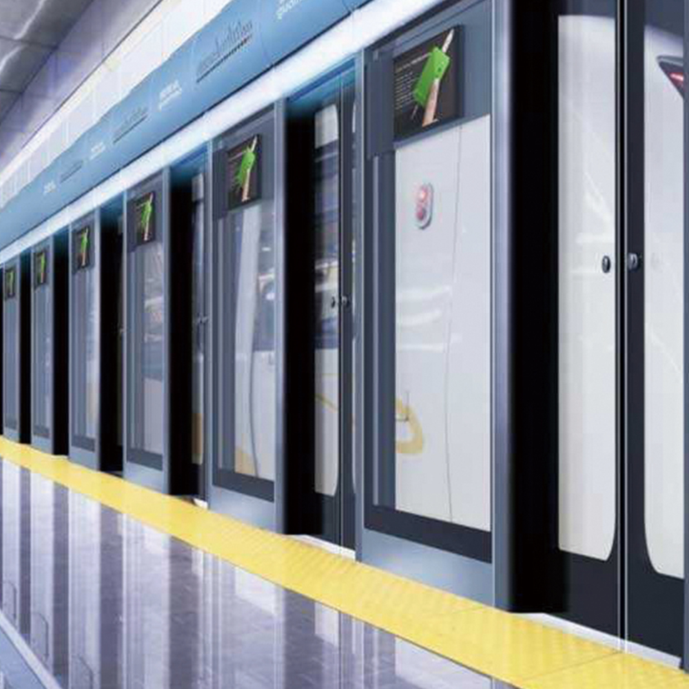 Perfis de trânsito ferroviário de alumínio